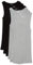 Amazon Essentials Men's Lightweight Tank Undershirts, Pack of 6, Black/Grey Heather, M