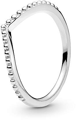PANDORA Metallperlen Wishbone-Ring Sterling Silber 196315-54