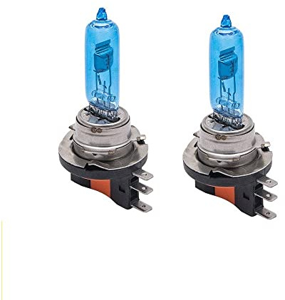 Bombilla halógena blanca de xenón H15, 2 bombillas HugeAuto de 12 V HID súper blanca, lámpara halógena de alto efecto, vehículo de 100 W, luz antiniebla para coche (paquete de 2)