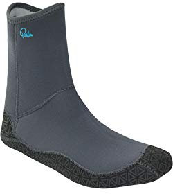 Palm Kayak or Kayaking - Kick 3mm Neoprene Wetsuit Socks - Jet Grey - Unisex - Suitable for a range of watersports