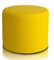 Ecopuf Pouf Hocker Roller - Gepolstert Sitzhocker aus Kunstleder - Ultraleicht - Abnehmbaren Bezug