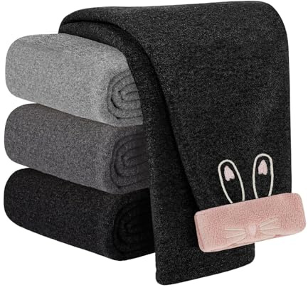 JiAmy Leggings para niña, paquete de 1 unidad, largos, elásticos, térmicos, pantalones de conejo, estampado de conejo, otoño e invierno, informales, pantalones deportivos para niñas de 3 a 4 años