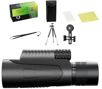 Hochleistungs-Monokulare für Erwachsene – Kinderteleskop, tragbares Monokular-Teleskop mit hoher Leistung, 50-mm-Monokular-Teleskop, hohe Leistung, bessere Sicht, wasserdicht, beschlagfrei, hohe