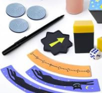 Mekkyes Zauberkasten - 80+ Zaubertricks Set für Kinder mit Zauberstab und Vielen Weiteren Utensilien, Lerne Einfach Zaubertricks und Illusionen, Spielzeug Geschenke für Kinder ab 6 Jahren