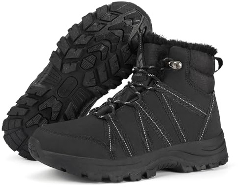 Mishansha Botas de Nieve Mujer Forradas Calentitas Zapatos de Invierno Botines 39 EU