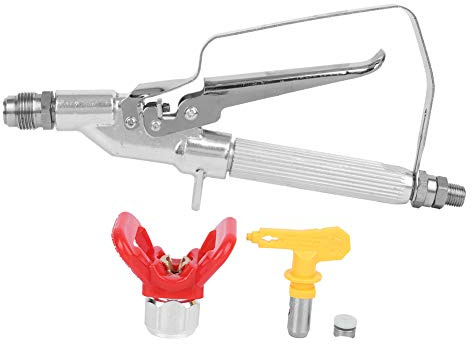 Pulvérisateur de peinture sans pression sans pression droite à tige ergonomique en acier inoxydable G1 / 4 pouces pour outil matériel