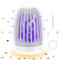 Collazoey Lampara Antimosquitos, USB ntimosquitos Electrico, Mata Insectos eléctrico con luz Nocturna 2 en 1, para Dormitorio, Camping, jardín, lámpara para Mosquitos Interior y Exterior