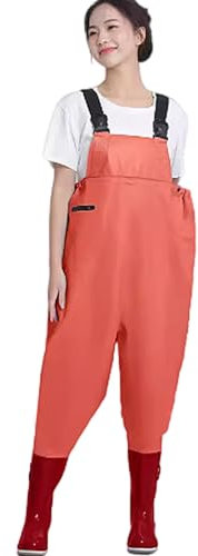 Wansiman Wathose Anglerhose,Wathose Damen,Rutschfest Wathosen,Verschleißfeste Wathose,Angelhose bis Brust,Jagd Wathosen,Matschhose,Wasserdichte,Atmungsaktive,Für Baustellen,Angeln,Bauernhöfe,Gärten