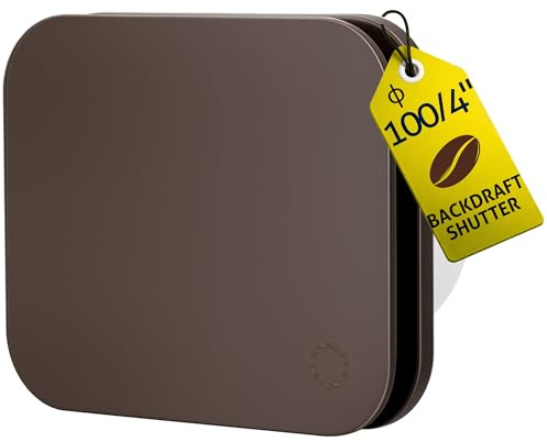 Turbionaire TREND 100 SDBC Aspiratore bagno, parete/soffitto, pannello frontale Dark Brown Chocolate, Ø100mm, Aspirazione perimetrale, Valvola anti-ritorno, Installazione flessibile, Garanzia 5 anni.