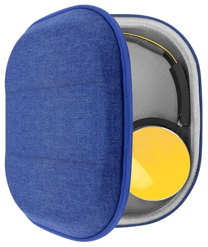 Geekria Shield Kopfhörer-Hülle, kompatibel mit JBL, Sony, AKG, Skullcandy, Ersatz-Hartschalen-Reise-Tragetasche mit Kabelaufbewahrung, Blau