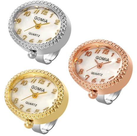 Weicam 3Pcs Women Oval Dial Wholesale Watches Classic Analog Quartz Watch Ring Finger Watch Set