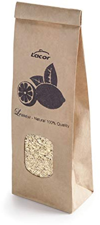 Lacor - 69552 - Fumeur Alimentaire, Sciure de Fumée, Bois de Citron, 100% Naturel, Saveur de Citron: fournit un agrume très doux et un toucher sucré, 100gr