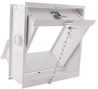 Cadre ouvrable et basculant horizontalement pour 1 verre brique de 19 x 19 x 8 cm. Conçu pour la ventilation des locaux. D'autres cadres sont disponibles pour accueillir deux ou quatre