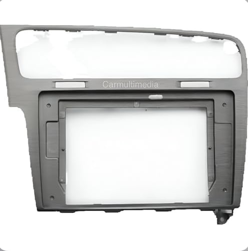 Marco para Radio Android - Panel de instalación para VW Golf 7 (2013-2018), Marco para Sistema Multimedia de 10.1 Pulgadas, Marco para Tablero de Radio ABS, Panel de Radio 2 DIN, m