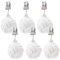 AVLA 6 Pack Tablecloth Weights, Heavy Cloth Pendant with Metal Clips, Cast Iron Round Ball Hangers, Stainless Steel Table Covers Clamps for Decoration, Outdoor, Picnic, Family Dinner Party, White