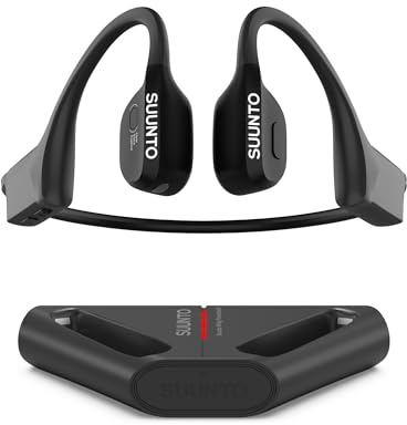 SUUNTO WING - Open ear, bone conduction headphones. Made for sports, waterproof, safety lights, bluetooth