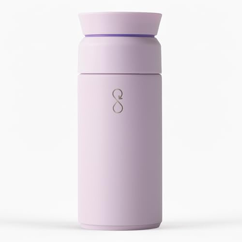 Ocean Bottle Brew Flask 350ml | Insulated Travel Flask for Hot & Cold Drinks | Recycled Stainless Steel | Sustainable, Eco Friendly Gift (Lavender Haze)