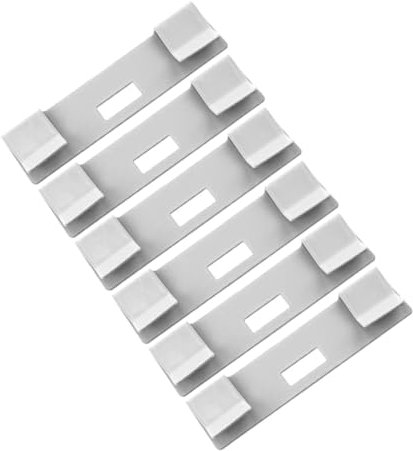 TOGEVAL 6piezas Clips De Reparación para Soporte para Reemplazo De Listones De Ventanas Accesorios para Cortinas Instalación Rápida y