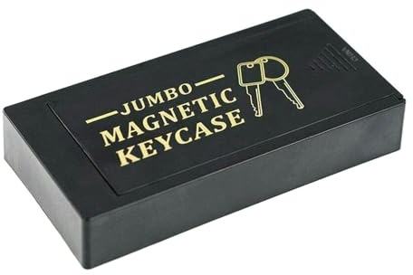 NIHENHAO Car Key Holder Box Safe Hider Case Secret Stash Box Plastic Storage Boxes for Money Office Truck Home Plastic + Magnet
