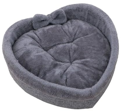 Generico Heart Shaped Pet Bed - Comfortable for Cats, Soft for Sleeping, Warm Rest Place for Dogs | Balcony Apartment Bay Window Living Room Dorm Indoor Outdoor