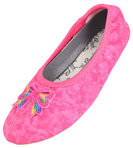 Beck Fille Schleifchen Chaussures de Gymnastique, Rose, 27 EU