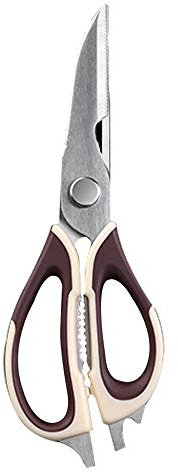 sinogoods Forbici da Cucina, Forbice da Cucina Multiuso Forbici Cucina Acciaio Inox, Forbici Cucina Professionale per Carne pollame Pollo Pesce Erbe Ossa Verdure