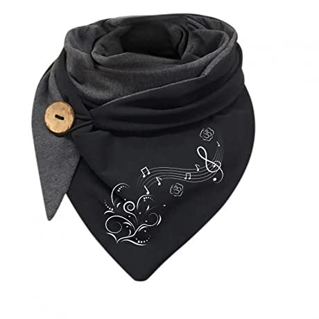 CCOOfhhc Dreieckschal Damen Winter Mit Knopf Loop Schal Kaschmir Schwarz Baumwolle Flauschig XXL Baumwollschals Winterschal Weich übergroßer Weiß Deckenschal Warm Wickelschal