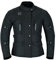 RS Motorradjacke für Damen, Textil, Winter, wasserdicht, mit CE-Protektoren, Schwarz , 38