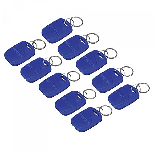 sourcing map 12Pack Doppelte Frequenz RFID 13.56MHz 125KHz IC/ID für Zugangskontrolle Blau