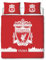 Character World Official Liverpool FC Double Duvet Cover Set, Tone Design | Red Reversible 2 Sided Football Bedding Cover Official Merchandise Including Matching Pillow Cases