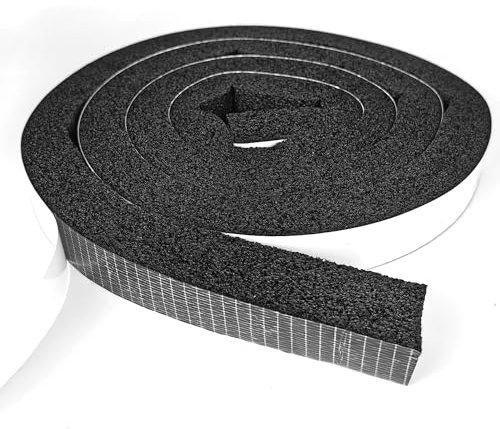 Topiverse Weather Stripping, Door Seal Strip, 1 in x 1 in x 6.5 Ft