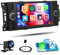 Inefala 2G+64G Autoradio 2 DIN Android 13 für Jeep Chrysler Magnum Compass Patriot mit Wireless Carplay, Android Auto, 7 Touchscreen Radio mit GPS, WiFi, RDS/FM, SWC, Mikrofon, Rückfahrkamera