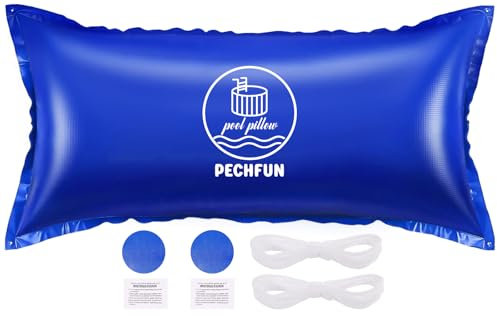Pechfun Cuscino per Piscina Invernale, XXL 120 x 240 cm Cuscini di Protezione Invernale per Piscina, Cuscino d'Aria Gonfiabile Antigelo Copertura
