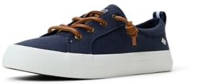 Sperry Women's Crest Vibe Sneaker, Navy, 7.5
