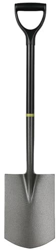 RANRHA Heavy-Duty Garden Spade with Ergonomic D-Handle – 102 cm Length, Powder-Coated Steel Blade – Ideal for Digging, Edging & Landscaping