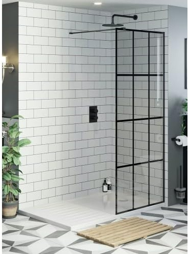 Metro Tile Shower Panels 1m x 2400mm x 10mm Easy to Install PVC Made Wet Wall Panels