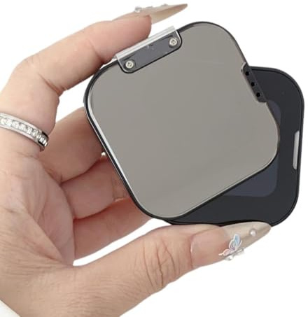 Teléfono móvil giratorio plegable 2G | Pantalla HD de 1.7 pulgadas, SIM dual, tipo C, Bluetooth FM y | (75 g) 8 con radio ligera