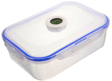 HIAKDOFT Caja Humidor Portátil Medidor De Humedad para Almacenamiento Seguro De Cigarros Diseño Elegante y Compacto Adecuado para Viaje y Obsequio