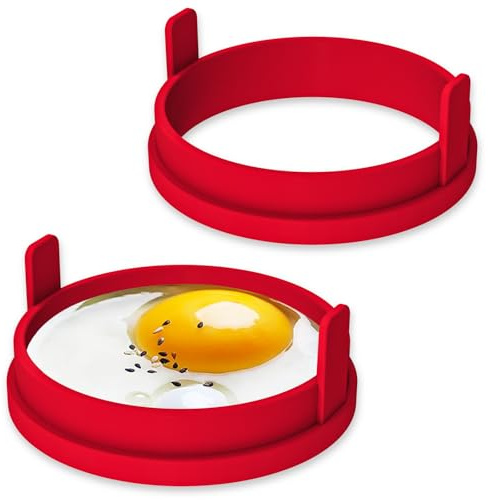 Kamehame äggform silikon 2 stycken pannkakform för panna stekta äggringar äggring för stekta ägg pannkaka ägg