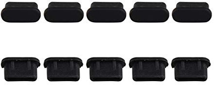 Futheda 10 Tapas universales de Silicona USB 3.1 Tipo C Puerto Anti Polvo Plug Protector Compatible con teléfonos Inteligentes, tabletas, Ordenadores, portátiles, Dispositivos