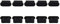 Futheda 10 Tapas universales de Silicona USB 3.1 Tipo C Puerto Anti Polvo Plug Protector Compatible con teléfonos Inteligentes, tabletas, Ordenadores, portátiles, Dispositivos