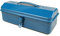 Werkzeugkoffer Leer,Werkzeugkiste Aus Metall Mit Tragegriff,Abschließbar Werkzeugbox Zur Aufbewahrung Von Werkzeugen (Blau),365×160×110mm