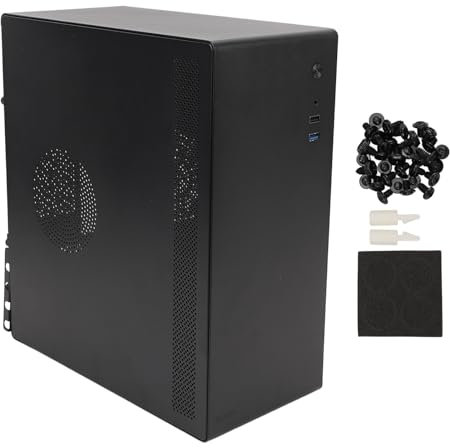 Boîtier D'ordinateur de Jeu pour Cartes Mères ATX et Micro ATX, Boîtier PC Micro ATX avec Disque Dur X 2, SSD X 2, 4 Emplacements D'extension PCI E, Alimentation Micro USB3.0