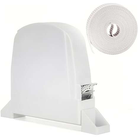 JOZMMZEOOA Recogedor Persiana,Enhebrado Automático Cinta Persiana Giratorio 180°Enrollador Persiana Blanco Mini Mecanismo Enrollable Cinta Persiana,para Cinta Persiana Enrollable 14 MM