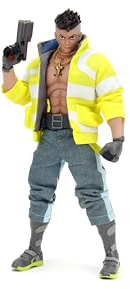 Jada Cyberpunk Edgerunners David Martinez - 1:12 Scale Action Figure - 6” Highly Articulated Collectible with Accessories - Ages 15+ - Soft Goods Jacket, Detailed Sculpt