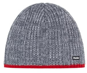 Eisbär Mütze Herren Rene Grau - Merino Wintermütze für Männer - mit Fleece schützt vor Kälte und Wind - Strickmütze warme Beanie weiche Bequeme Herrenmütze Haube aus Österreich
