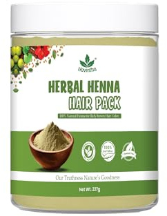 Havintha Natural Herbal Henna Hair Pack 11 Herbs Mix Mehandi Powder (227 G) |