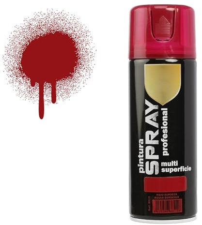 H HANSEL HOME Pintura Spray Rojo Buedeos 400 Ml