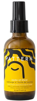 PATTERN Beauty by Tracee Ellis Ross Jojoba Hair Serum, 3.9 Fl Oz, Safflower, Jojoba, Rosehip, Olive & Lavender Oils, Lightweight Moisture Boost for Hair and Scalp