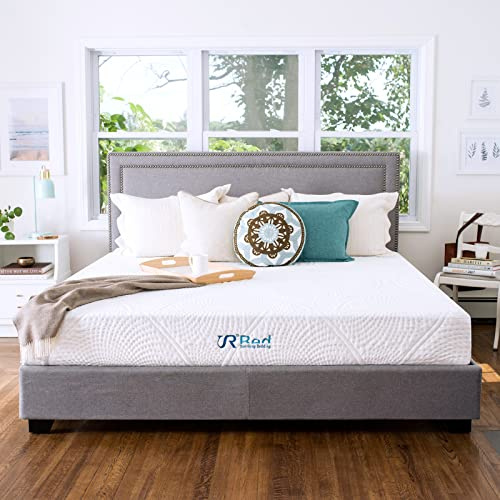 Sunrising Bedding 12 Gel Memory Foam Mattress Queen Size, Firm, No Harmful Chemicals, No Fiberglass, Adjustable Bed Frame Compatible